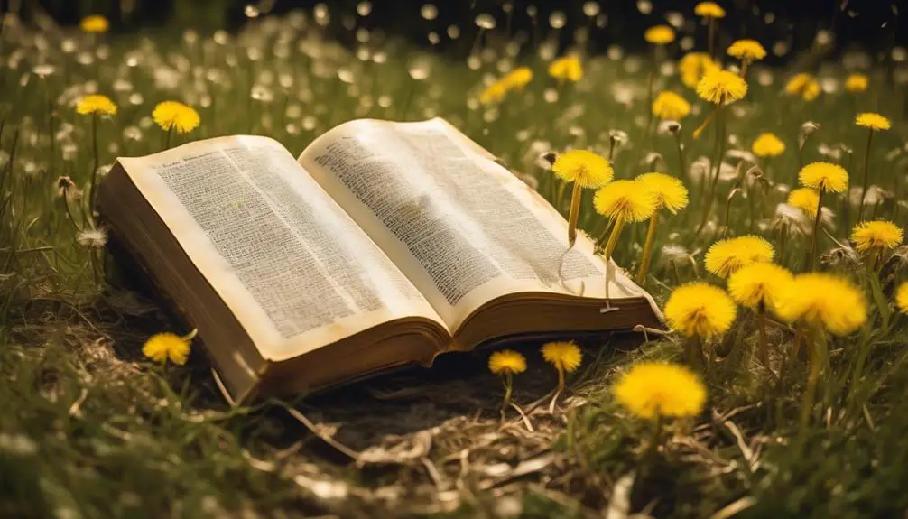 biblical perspective on dandelions