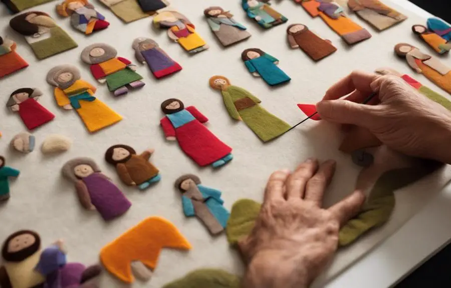 biblical storytelling with felt