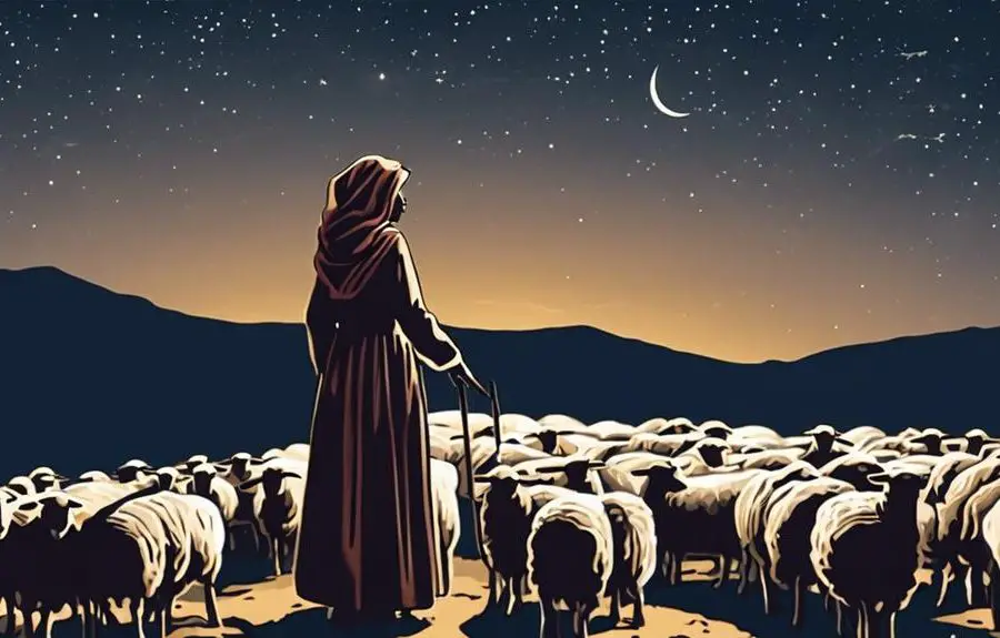 biblical women tending sheep