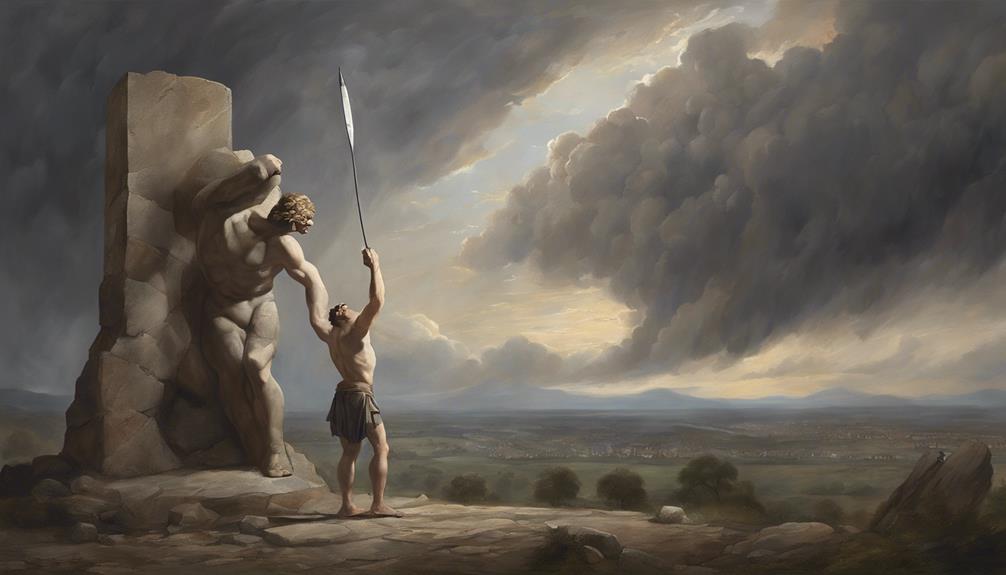 david conquers giant adversary