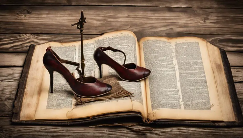 heels in a biblical