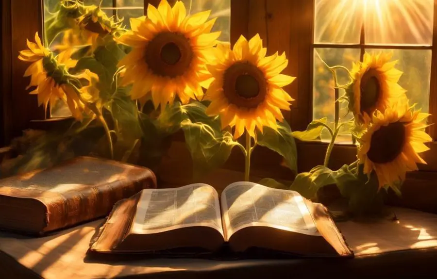 sunflower not mentioned in bible