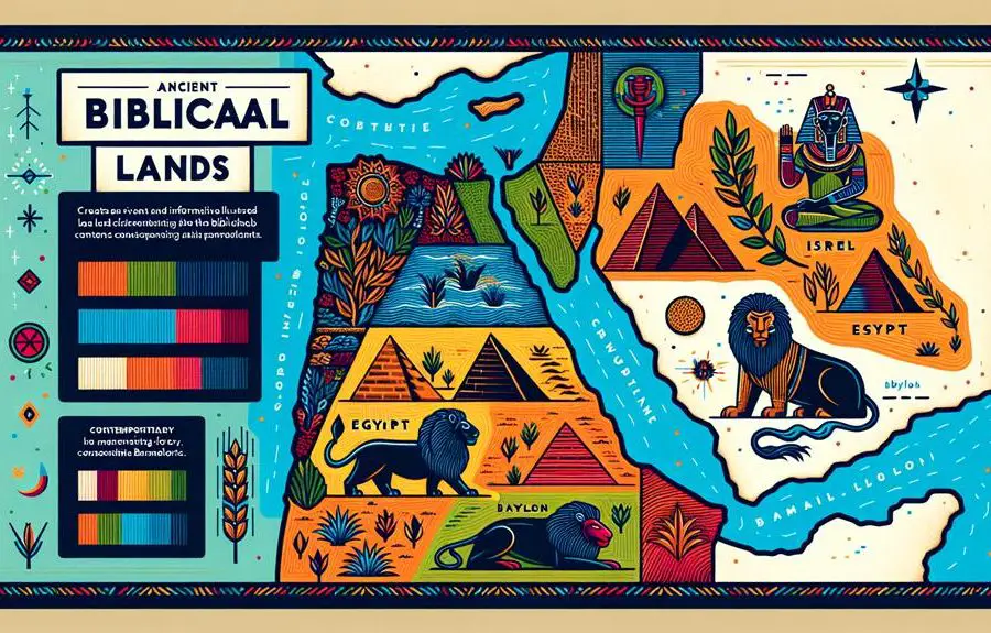 biblical countries and modern