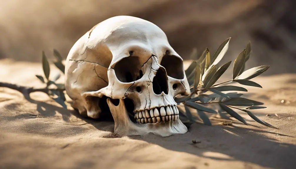 biblical symbolism of skulls