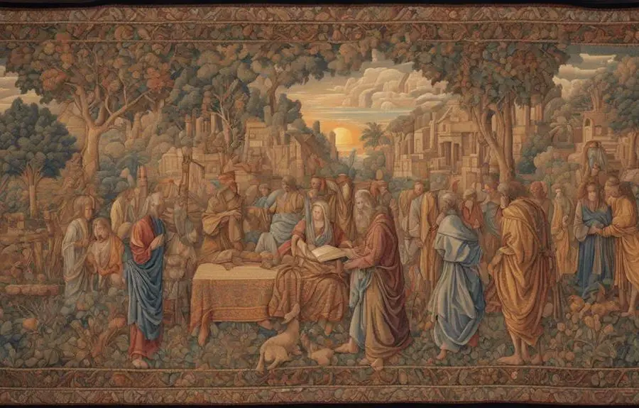 intricate tapestry of scripture