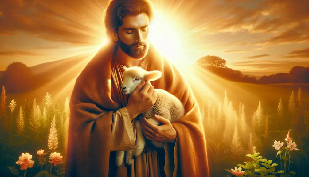 jesus as gentle shepherd