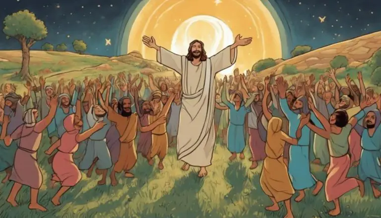 jesus dancing in bible