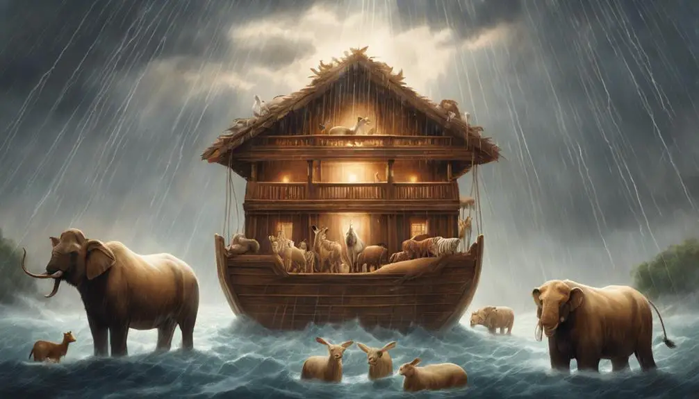 noah s ark animals saved