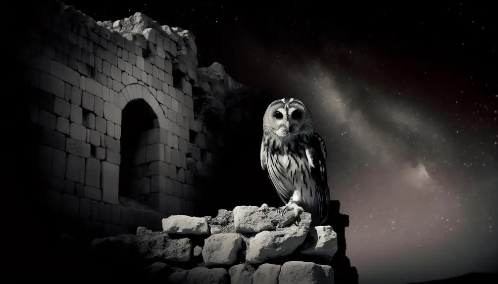 owls symbolize sorrowful spirits
