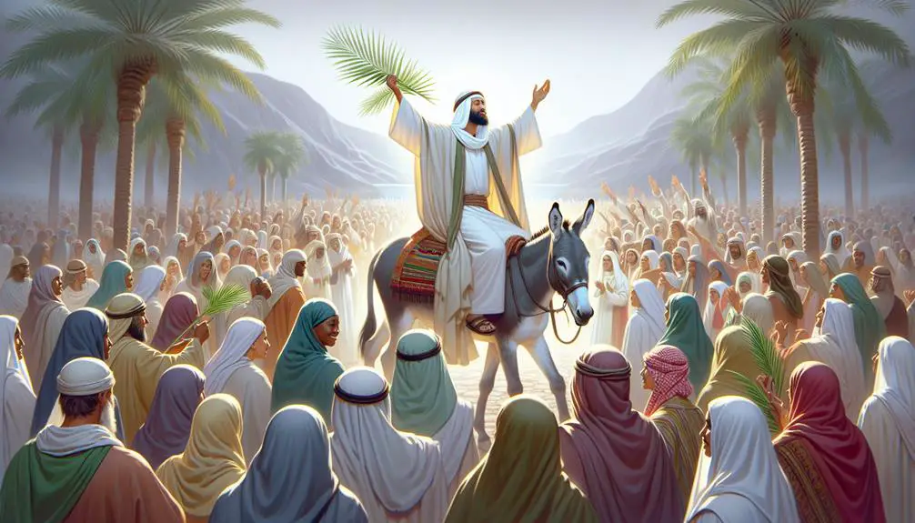 palm sunday triumphal entry