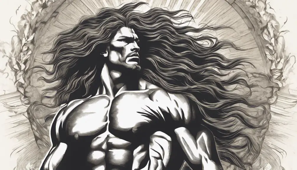 strength in samson s hair