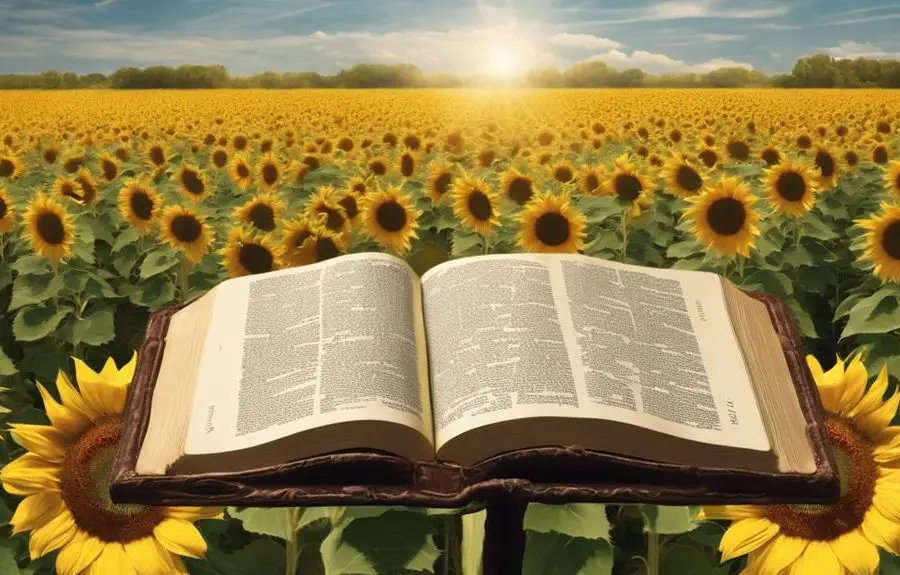 sunflowers symbolism in christianity