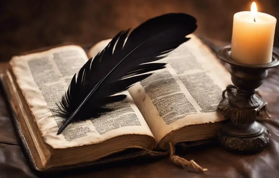 symbolism of black feathers