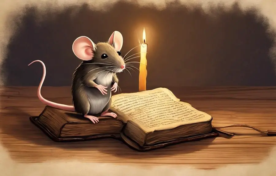 unexpected biblical mention of a mouse