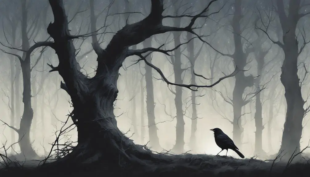 a haunting blackbird s song