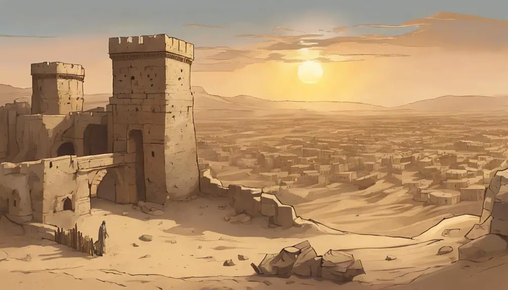 ancient city s mighty walls