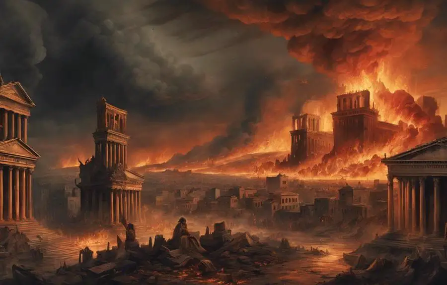 biblical cities destroyed by fire