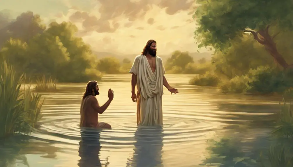 biblical figure baptizing people
