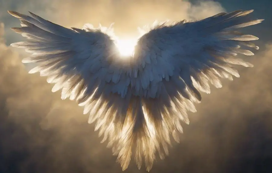 biblical symbolism of angel wings