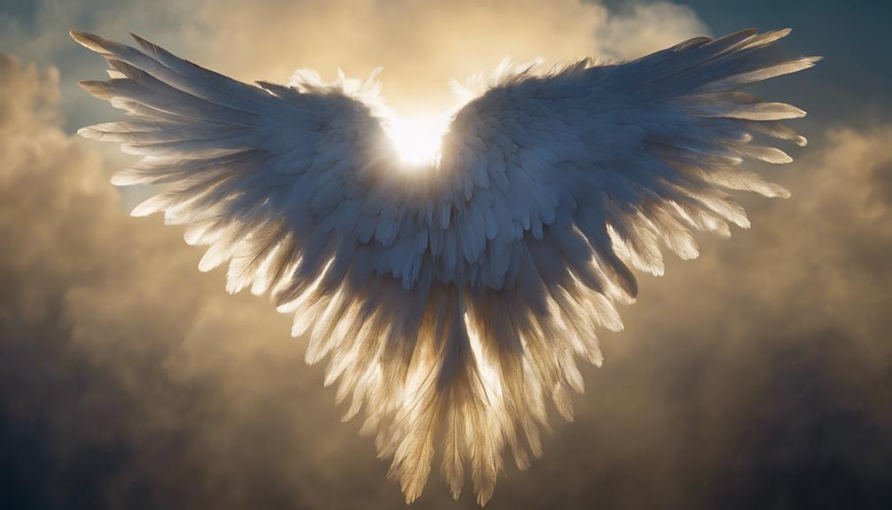 biblical symbolism of angel wings