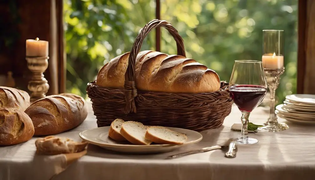 bread and wine symbolism