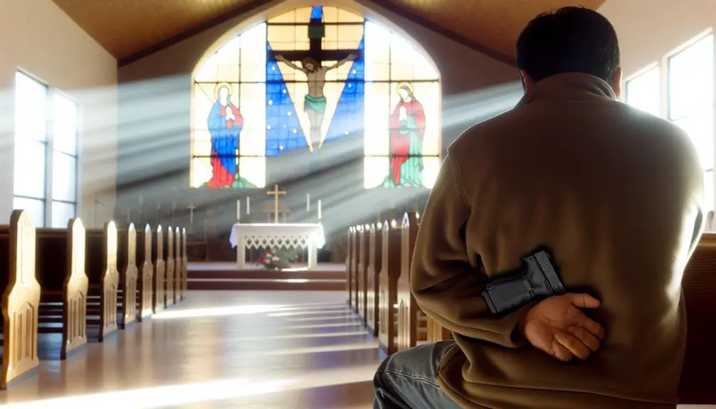 concealed carry in church