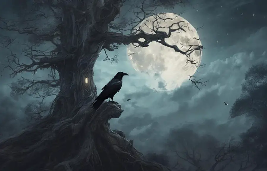 crows symbolize wisdom intelligence