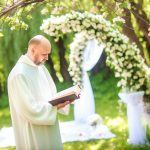 deacon performing wedding ceremony