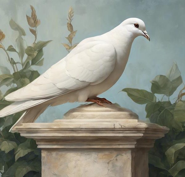 doves symbolize peace and purity