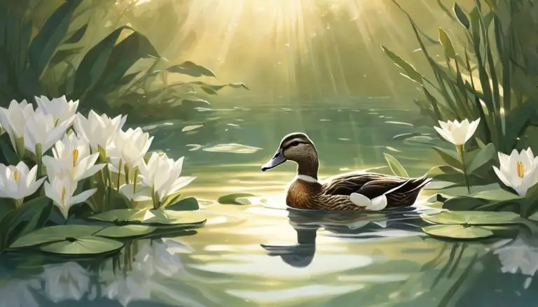 ducks symbolize abundance comfort