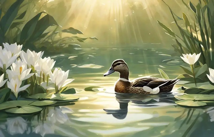 ducks symbolize abundance comfort