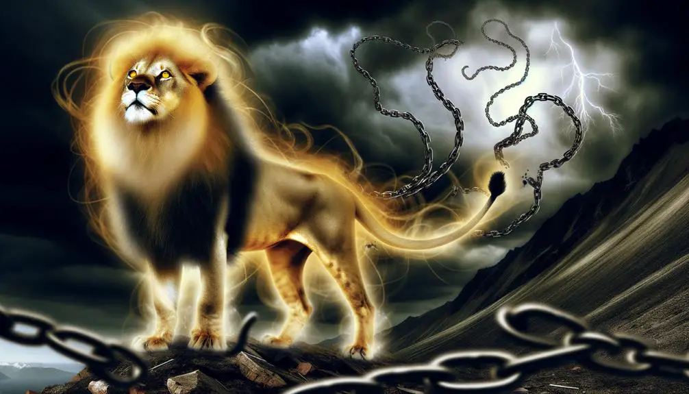 fierce young lions battle