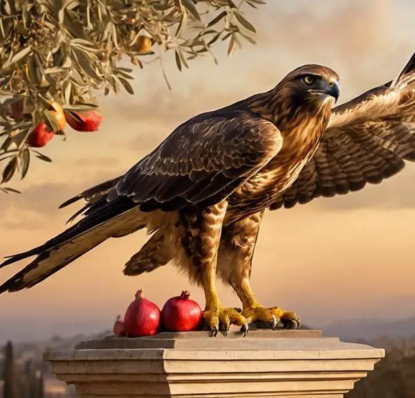 hawks symbolize divine protection