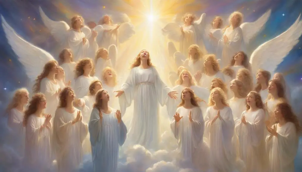 heavenly choir of angels