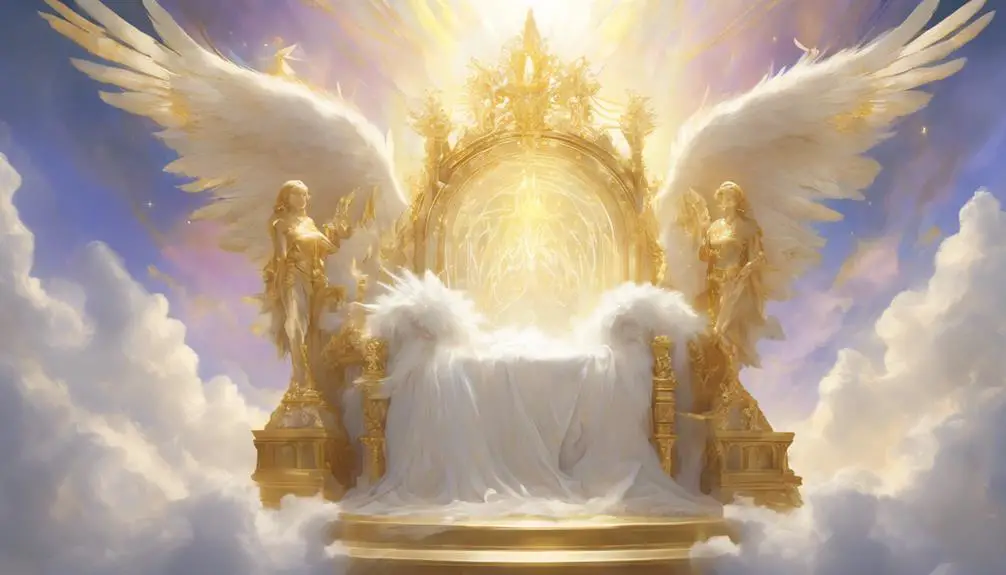 heavenly throne s majestic glory