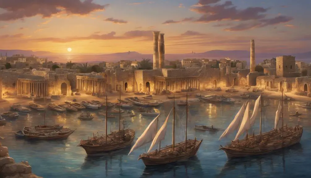 historic phoenician city ruins
