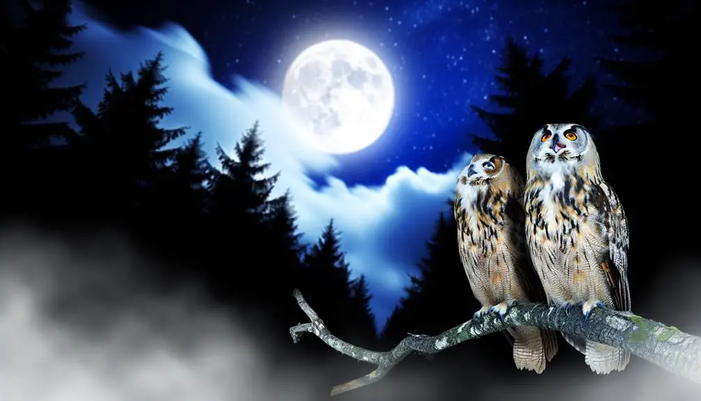hooting owls signal awakening