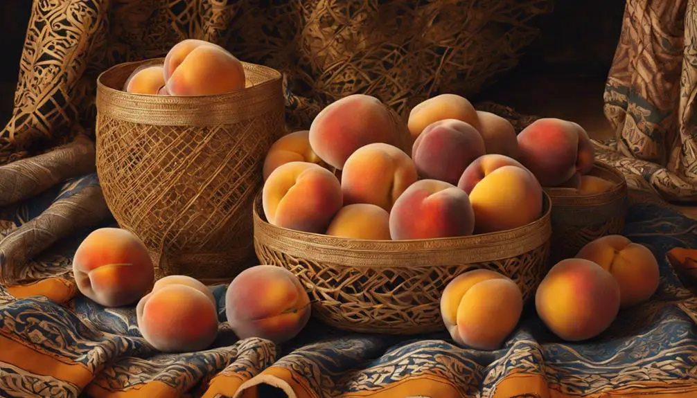 influence of peaches abroad