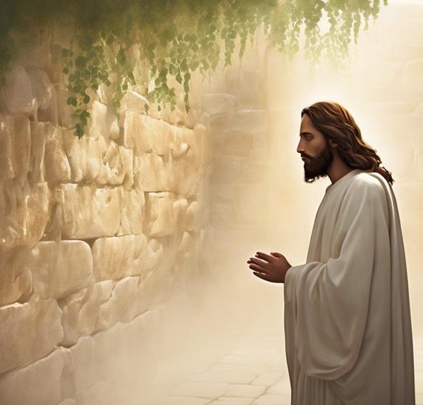 jesus at the wailing wall
