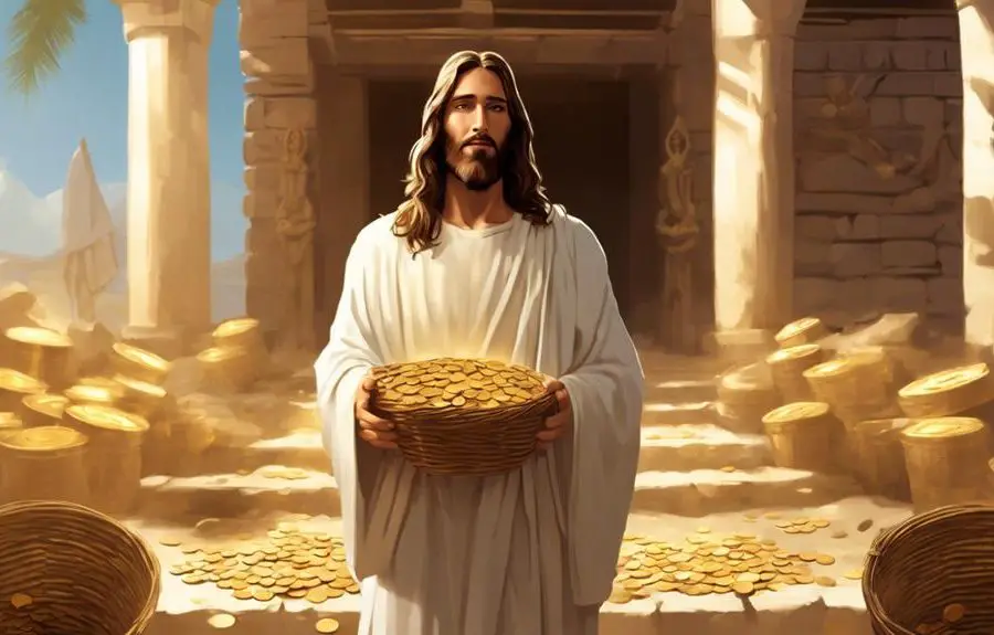 jesus did not collect offerings