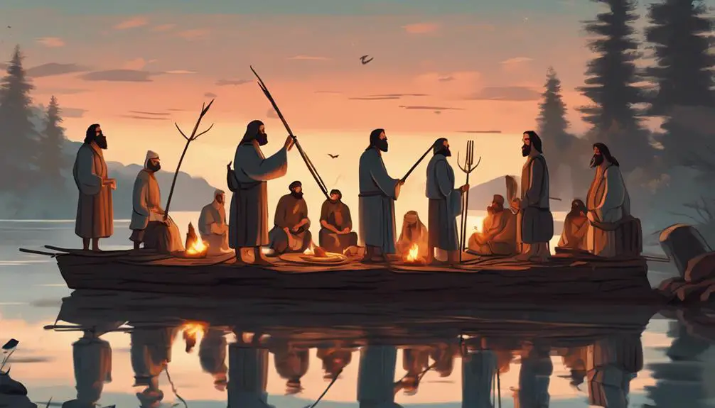 jesus gathers disciples together