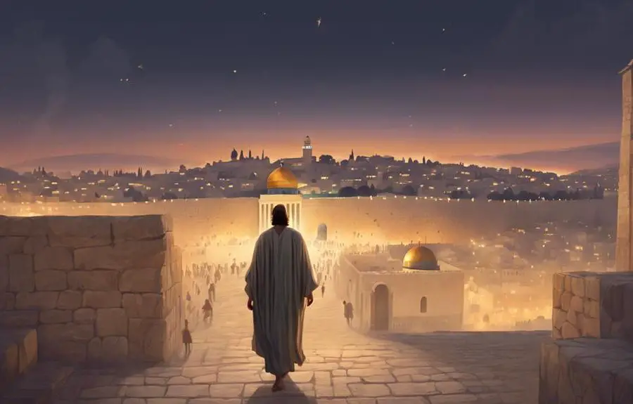 jesus visits jerusalem frequently