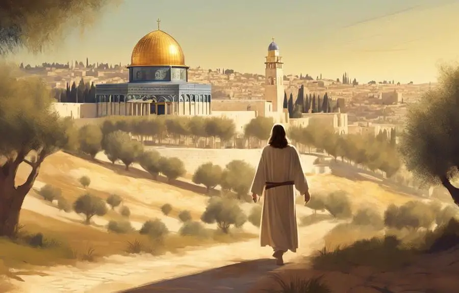 jesus visits jerusalem frequently