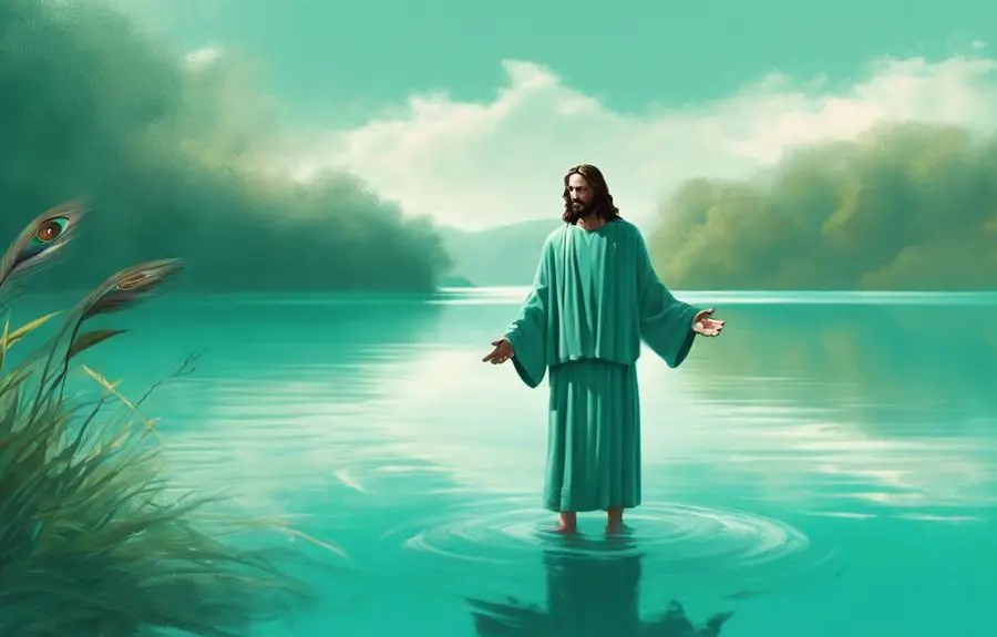 jesus walking on water