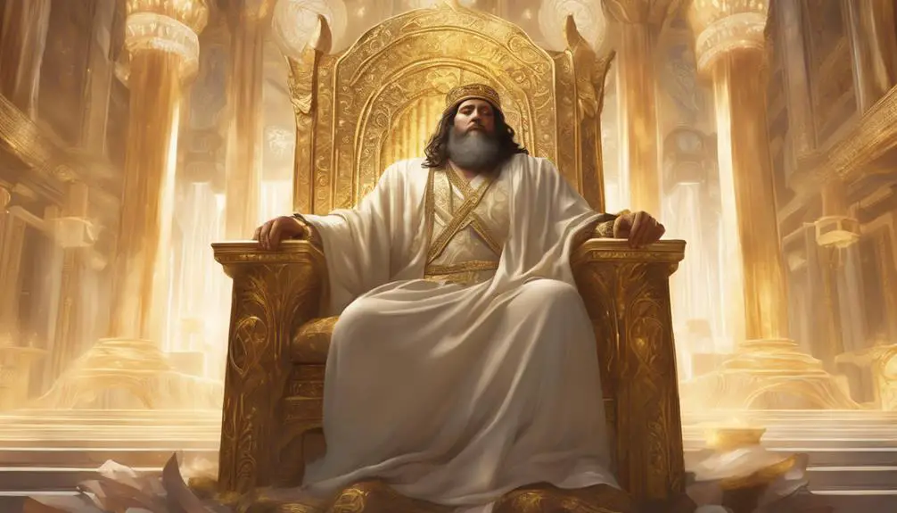 king seeks divine knowledge
