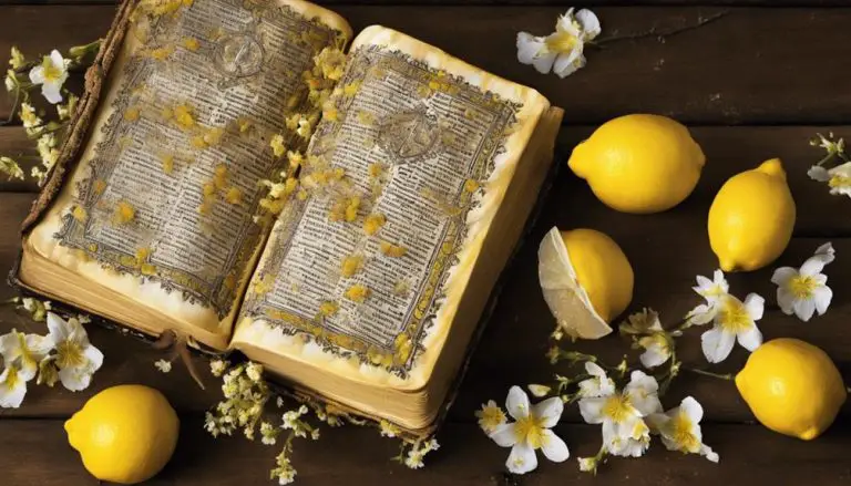 lemon symbolism in bible