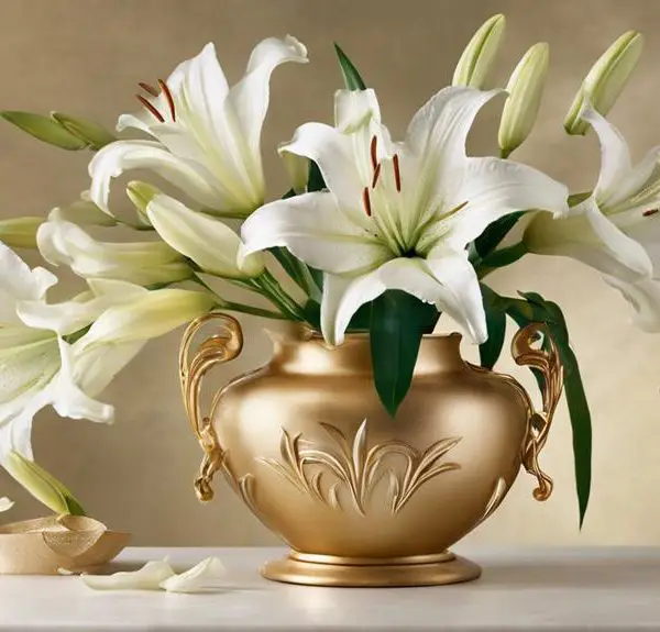 lilies symbolize purity resurrection