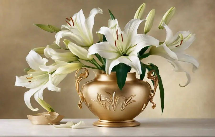 lilies symbolize purity resurrection