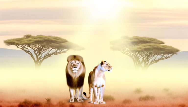 lion and lioness symbolism