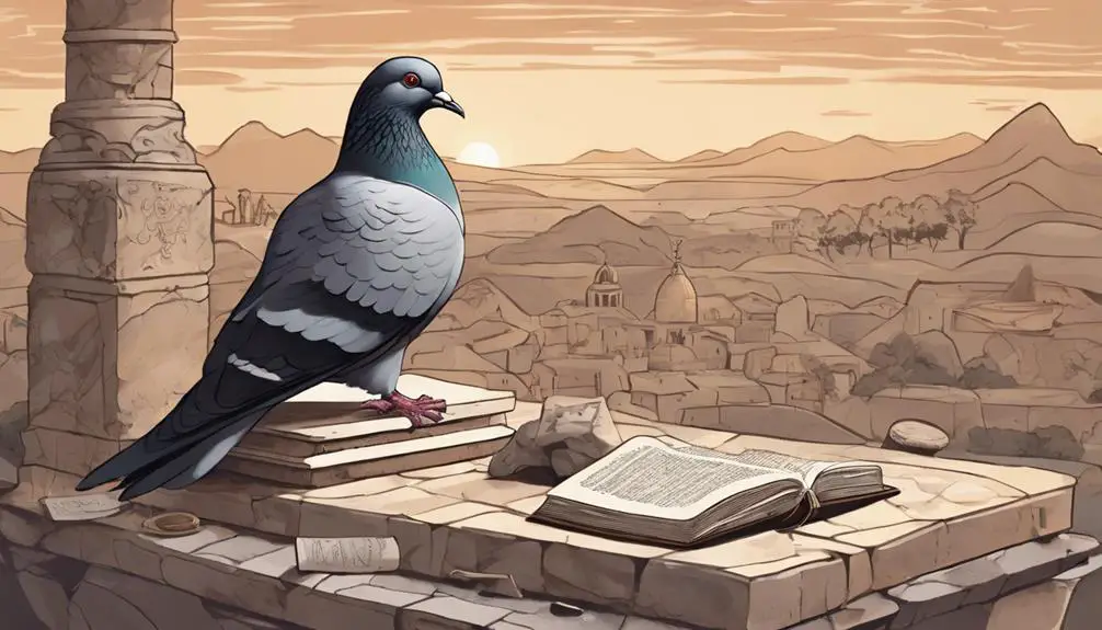 pigeon symbolism in sacrifices